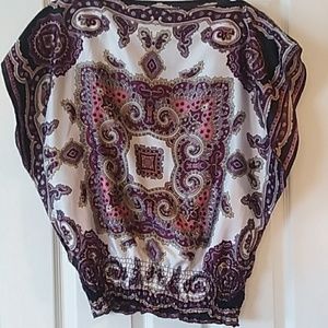 Handkerchief blouse, IZ Byer, sz medium